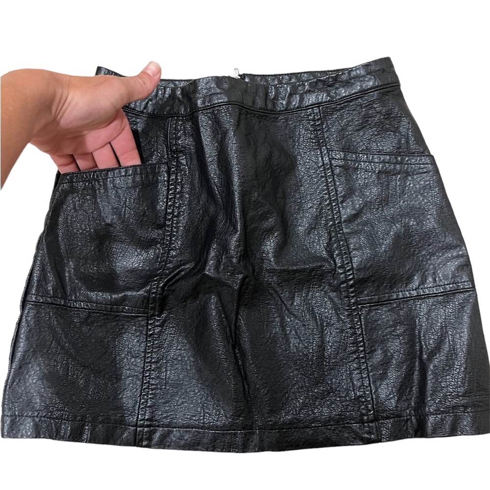Leather midi skirt for girls Size L 10/12 Y